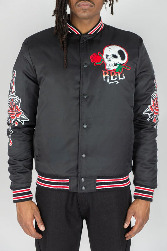 Rebel Roses Varsity Jacket