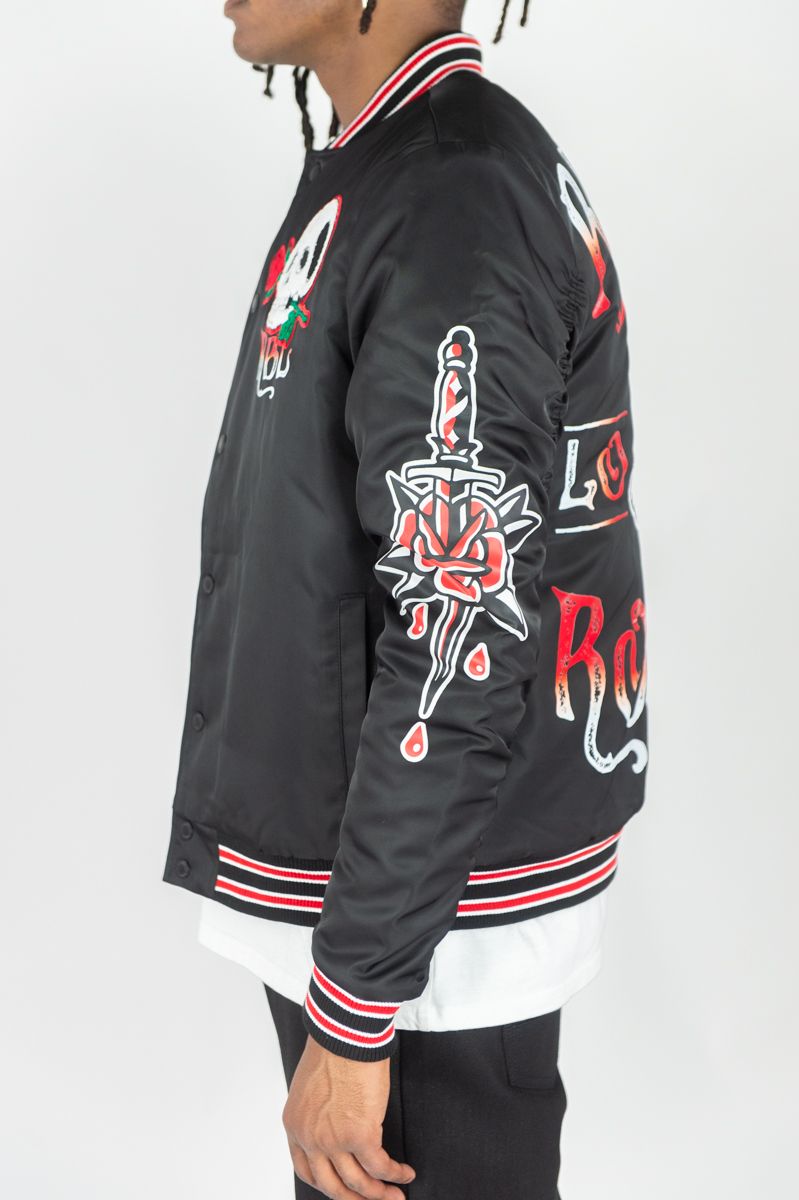 Rebel Roses Varsity Jacket