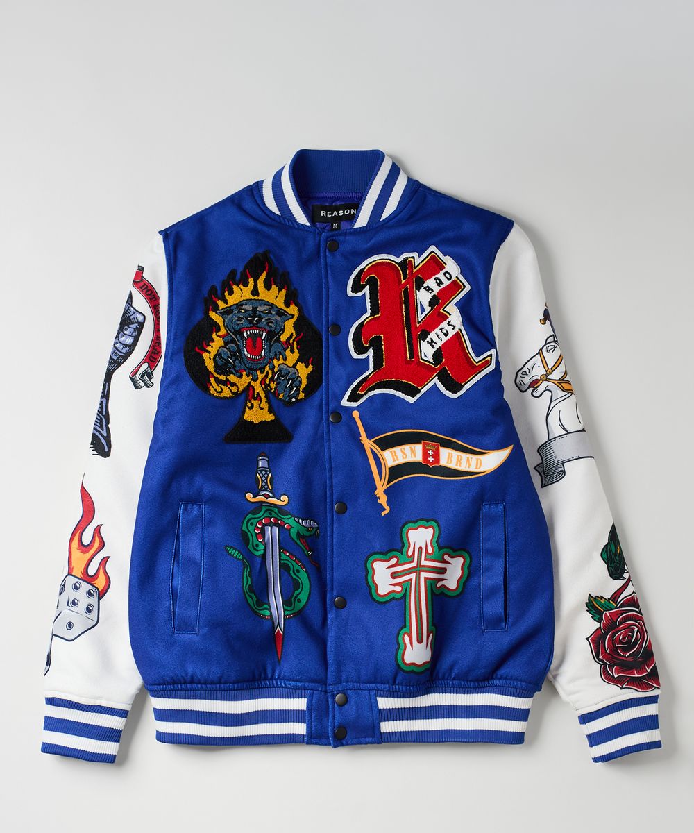 Rich Blue Varsity Jacket