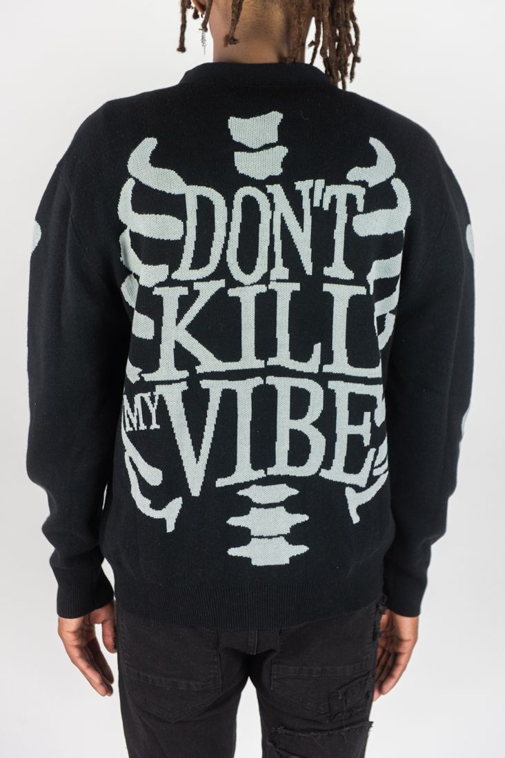 Don't Kill Vibe Cardigan Sweater