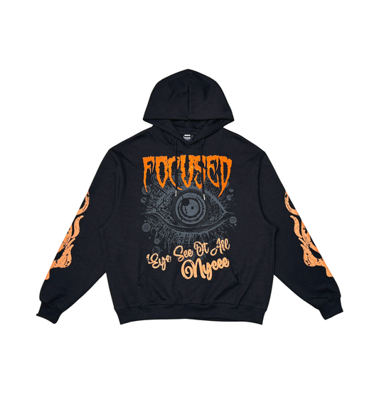 Focused Hoodie - Black