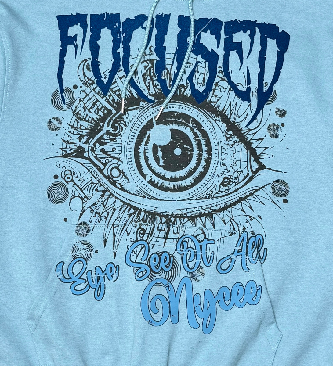 Focused Hoodie - Dust Blue