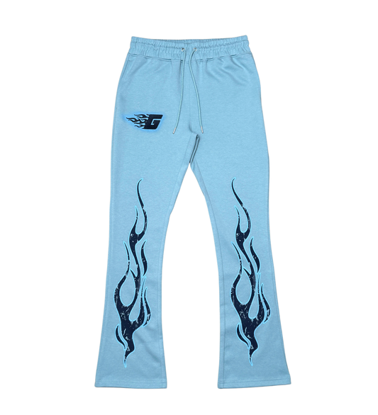 Focus Stacked Joggers - Dust Blue