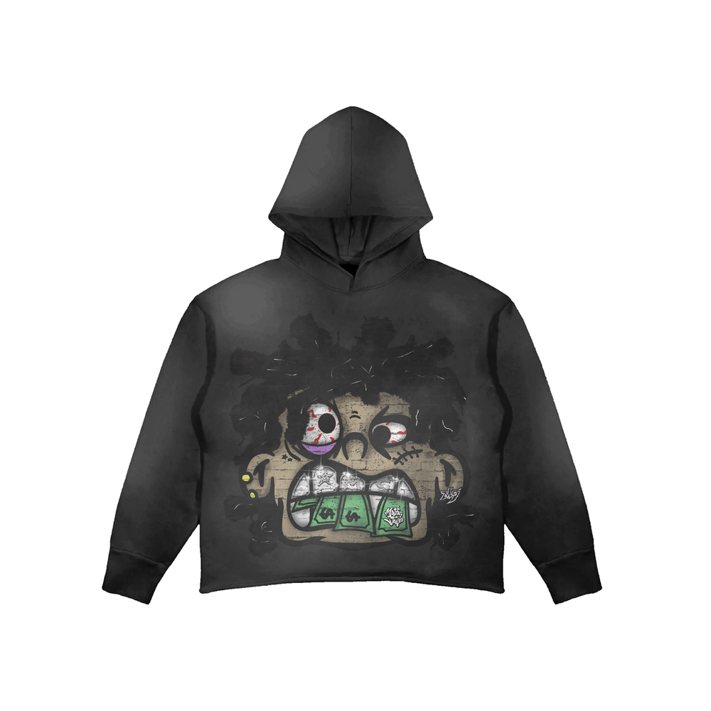 Money Mouth Cropped Hoody