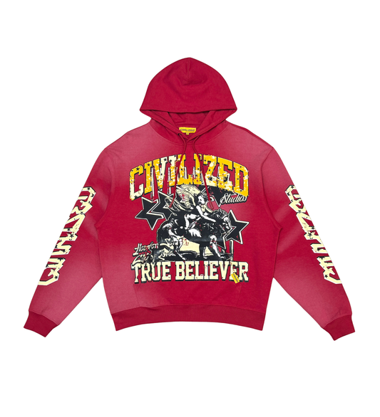 True Believer Hoody - Red