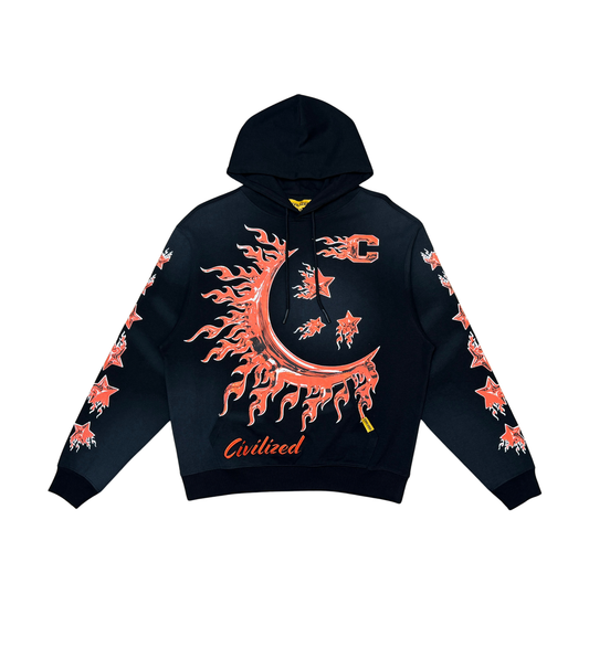 Civilized Crescent Hoody - Black
