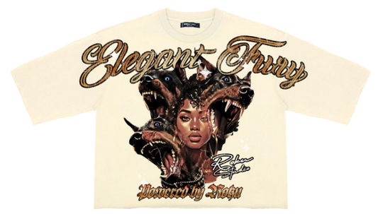 Elegant Fury Crop Shirt