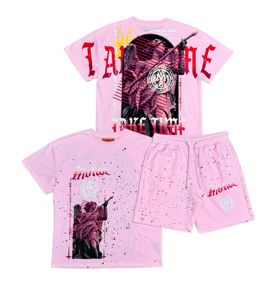 Fallen Angels Shorts - Pink
