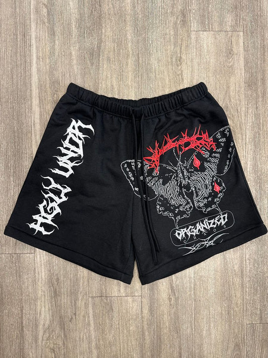Boys Organized Chaos Shorts - Black