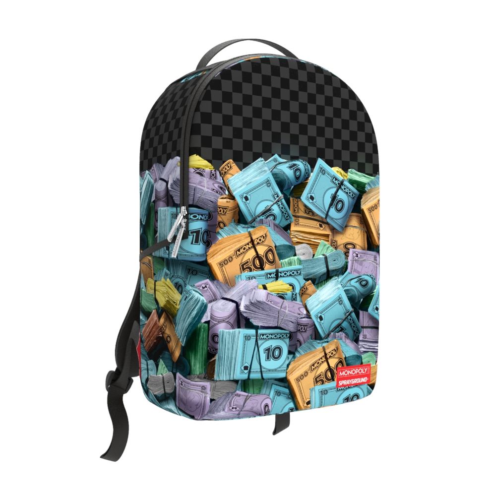 Monopoly Money Stack Backpack