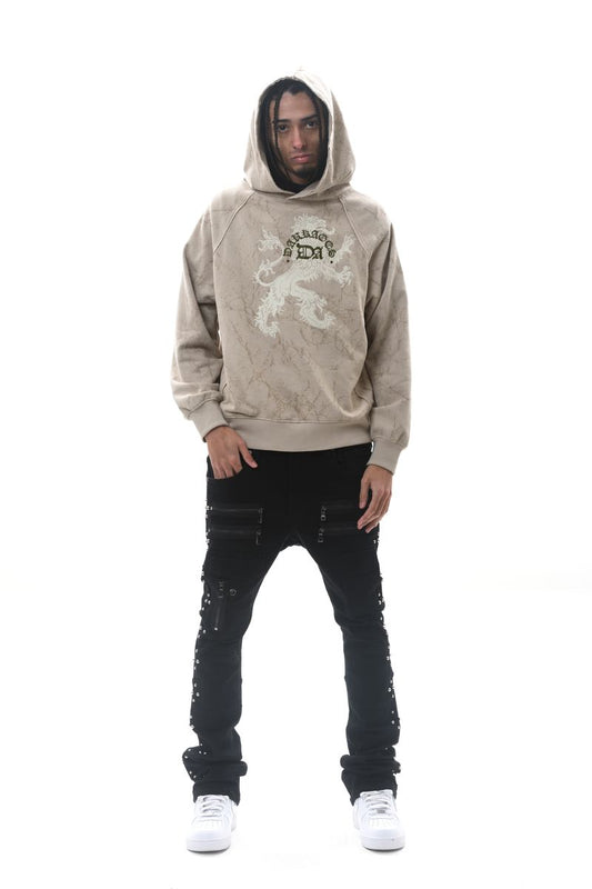 Dark Ages Hoody - Bone