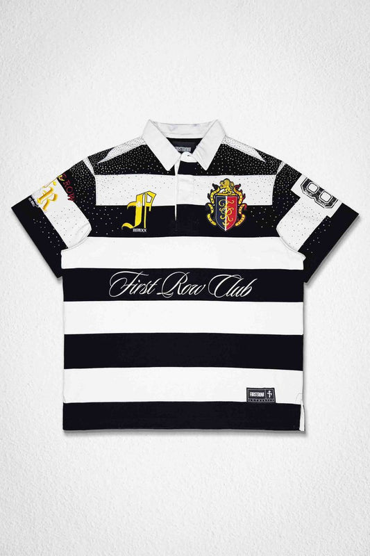 FR Polo Shirt - Blk/Wht