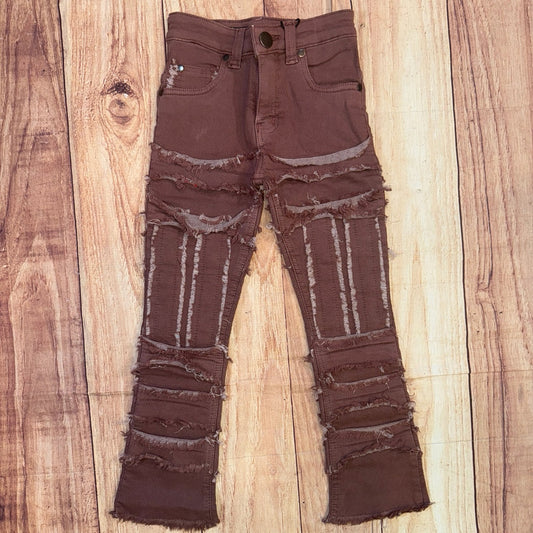 Girls ST700 Stacked Jeans