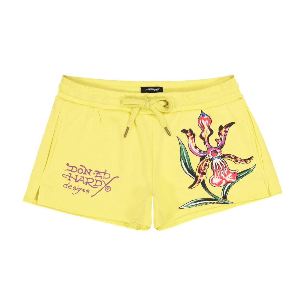 Orchids Fleece Shorts