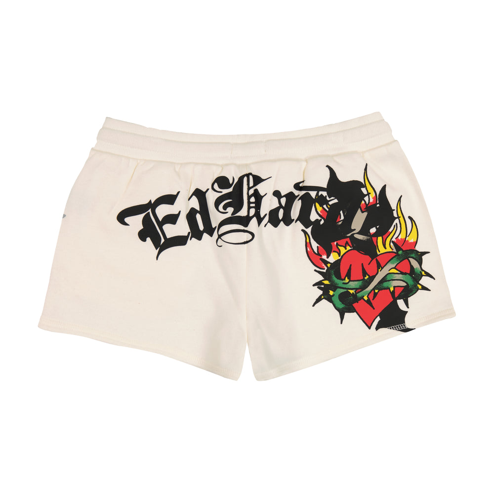 Sacred Heart Fleece Shorts