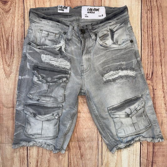 Kids Cargo 3P Jean Shorts