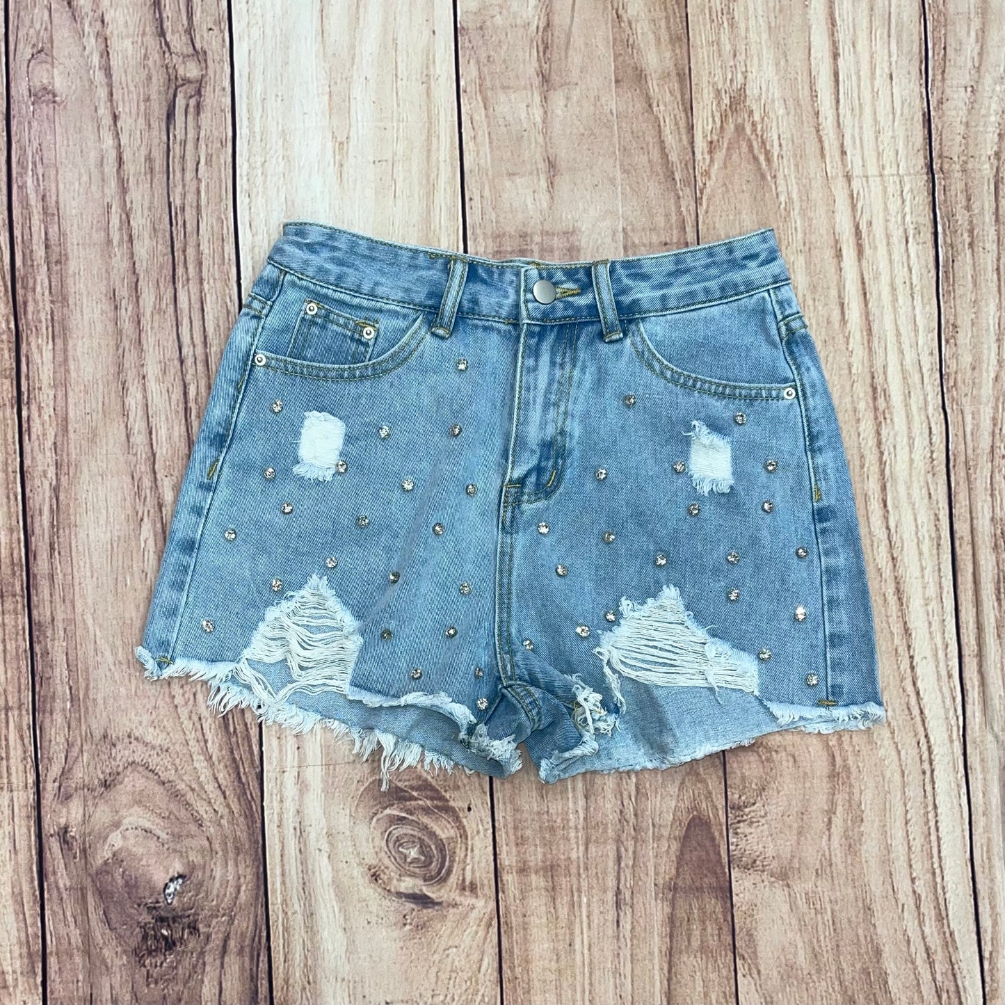 AZ Big Diamond Stud Shorts