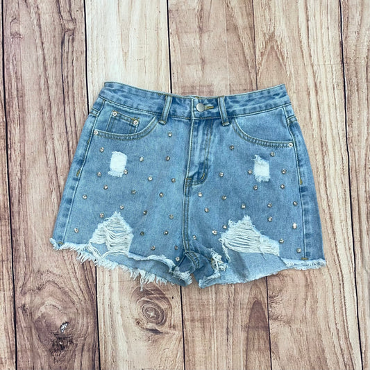 AZ Big Diamond Stud Shorts