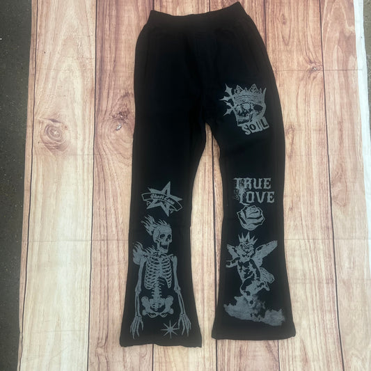 Broken Pants Black