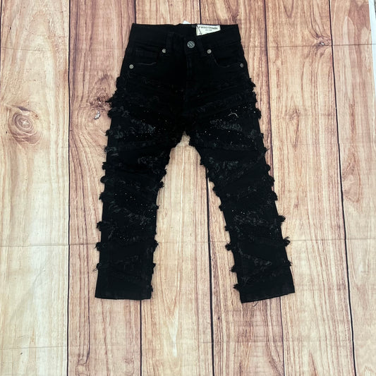 Bling Jet Black Rhinestone Jeans (Copy)