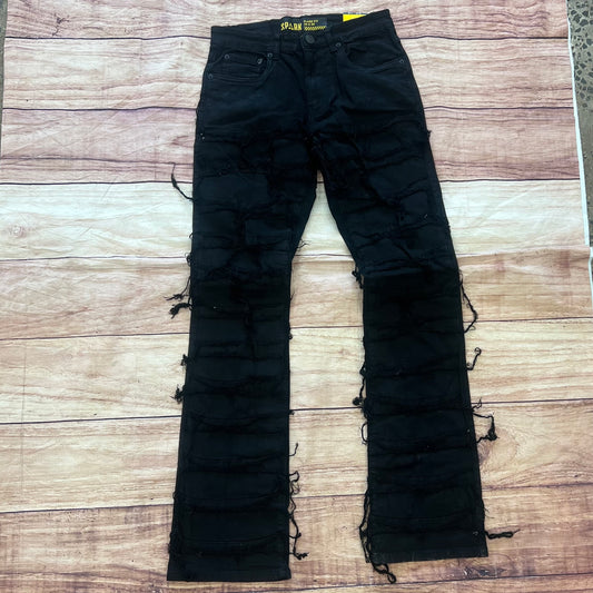 Stacked Jet Black Jeans (Copy)