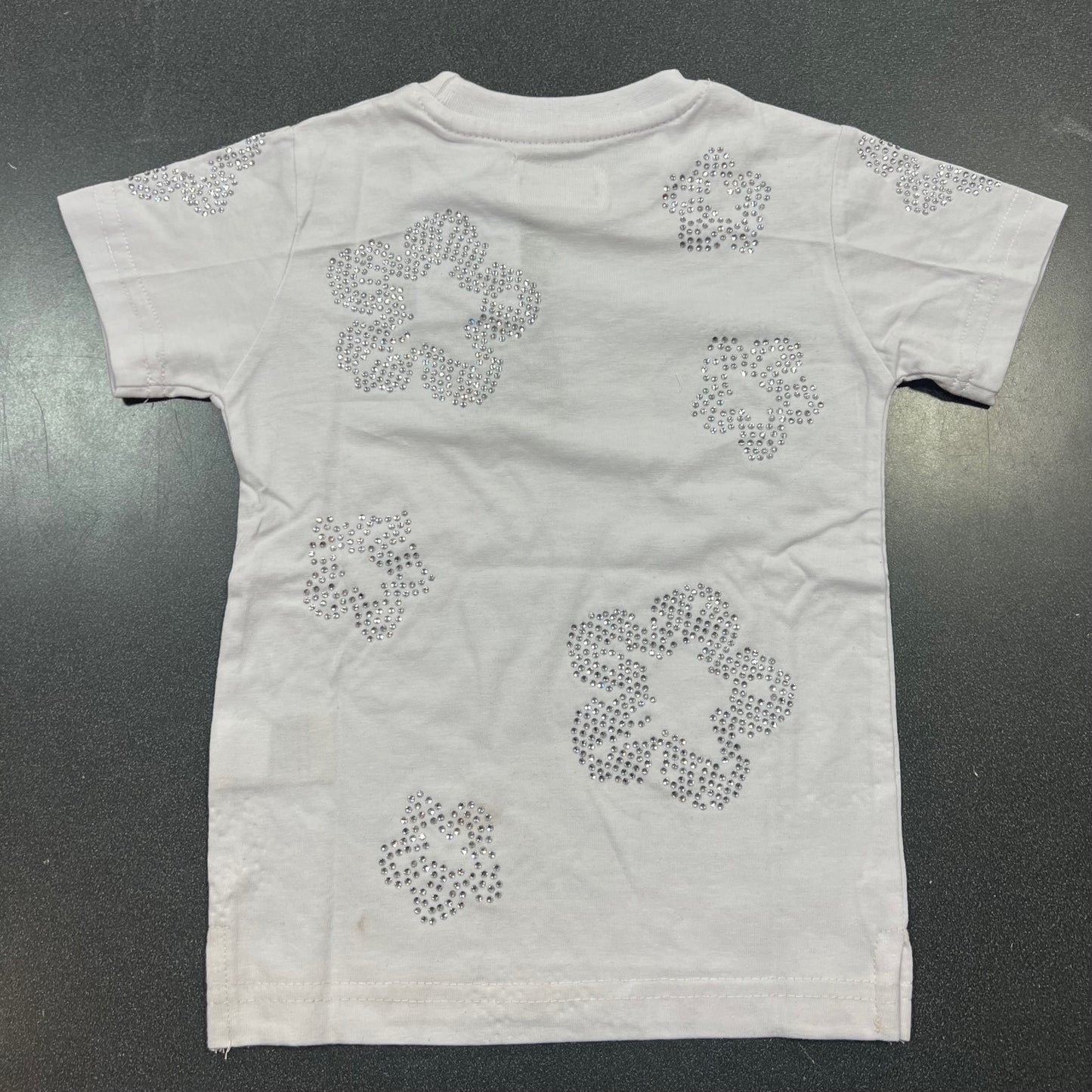 Crystal Flowers T-Shirt - White