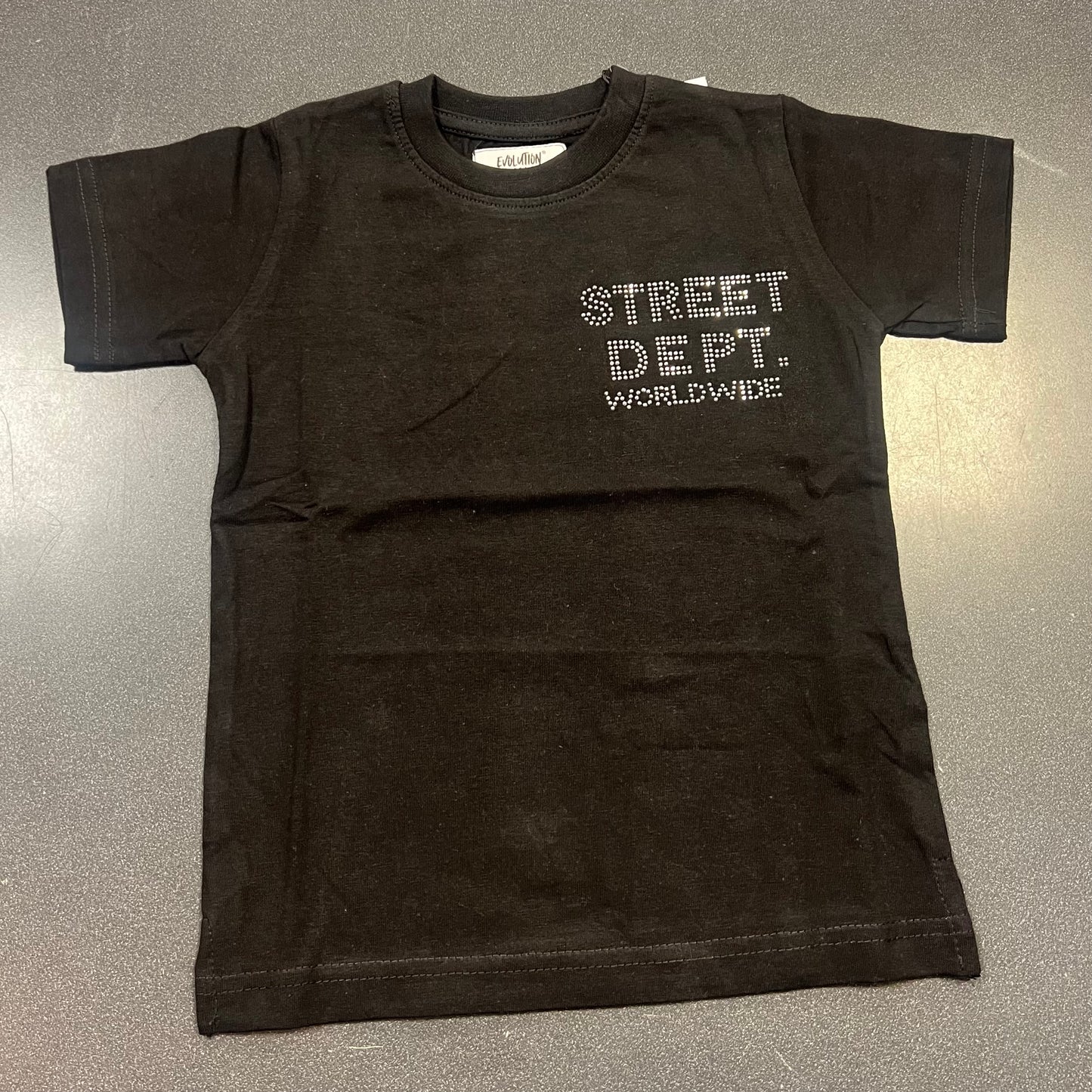 Crystal Street Dept T-Shirt - Black