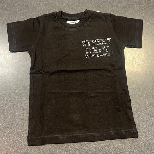 Crystal Street Dept T-Shirt - Black