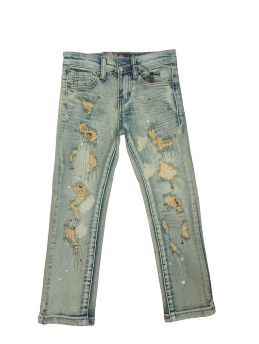 Bleached Vintage Ripped Jeans