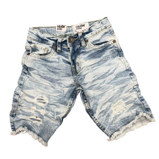Kids Wild Tiger Shorts - Ice Blue