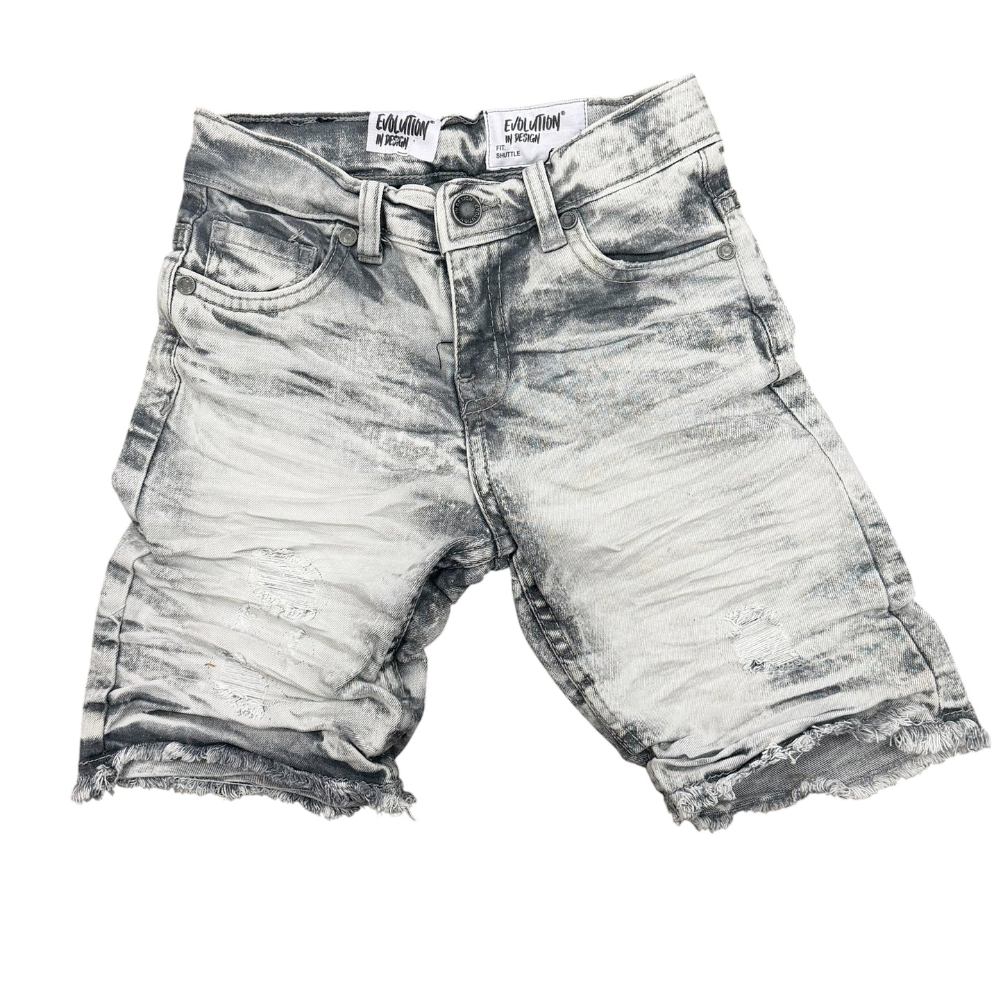 Kids Wild Tiger Shorts - Gray