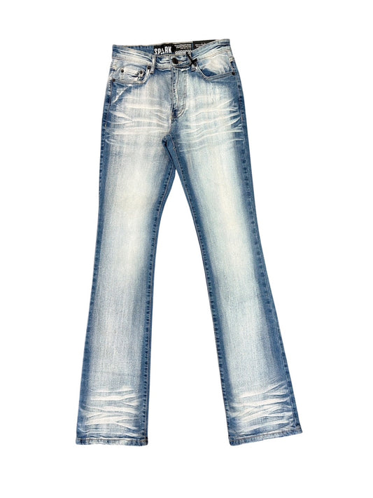 Blue Fade Stacked Jeans S3012