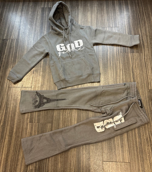 God Got Me Jogger Set
