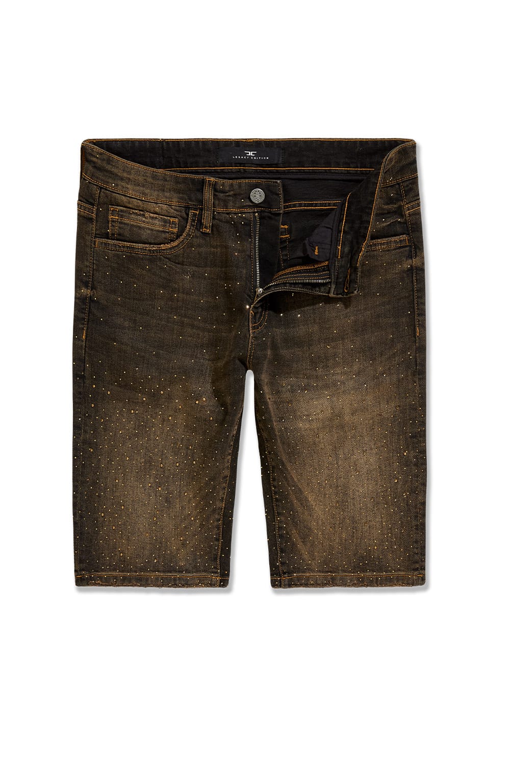 JC Men's Rhinestone Shorts - Copper