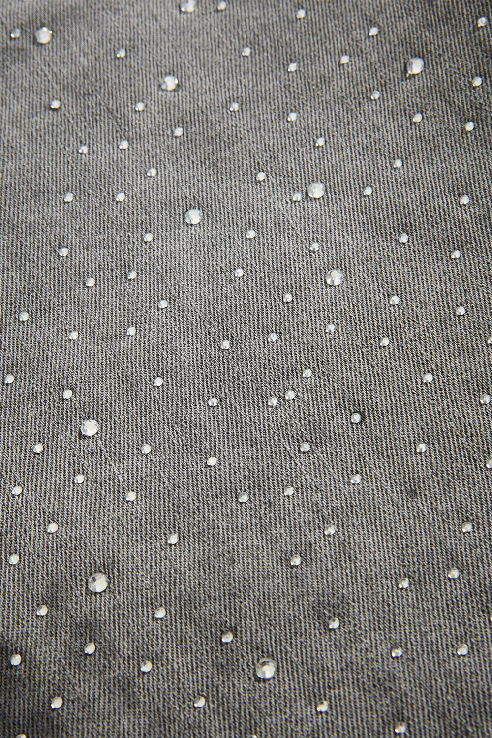 JC Men's Rhinestone Shorts - Gray
