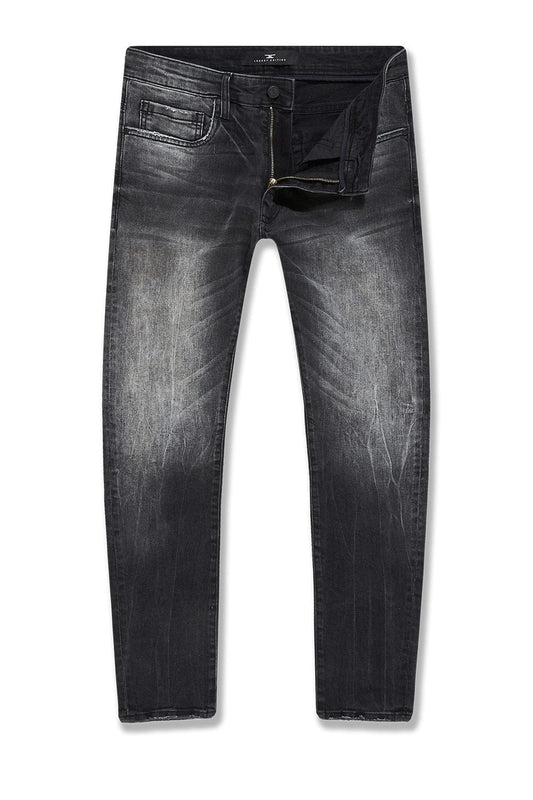 Black Shadow Loose Fit Jeans