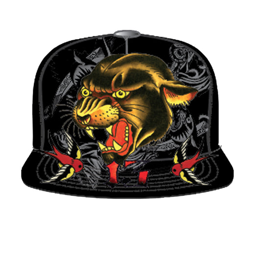 EH Panther Head Hat - Black