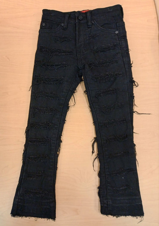 Ajenda Frayed Stack Jean