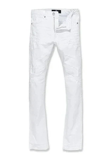 JC White Stacked Jeans