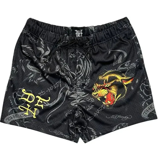 EH Panther Mesh Shorts
