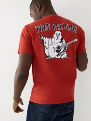 Buddha Logo True Religion T-Shirt - Red